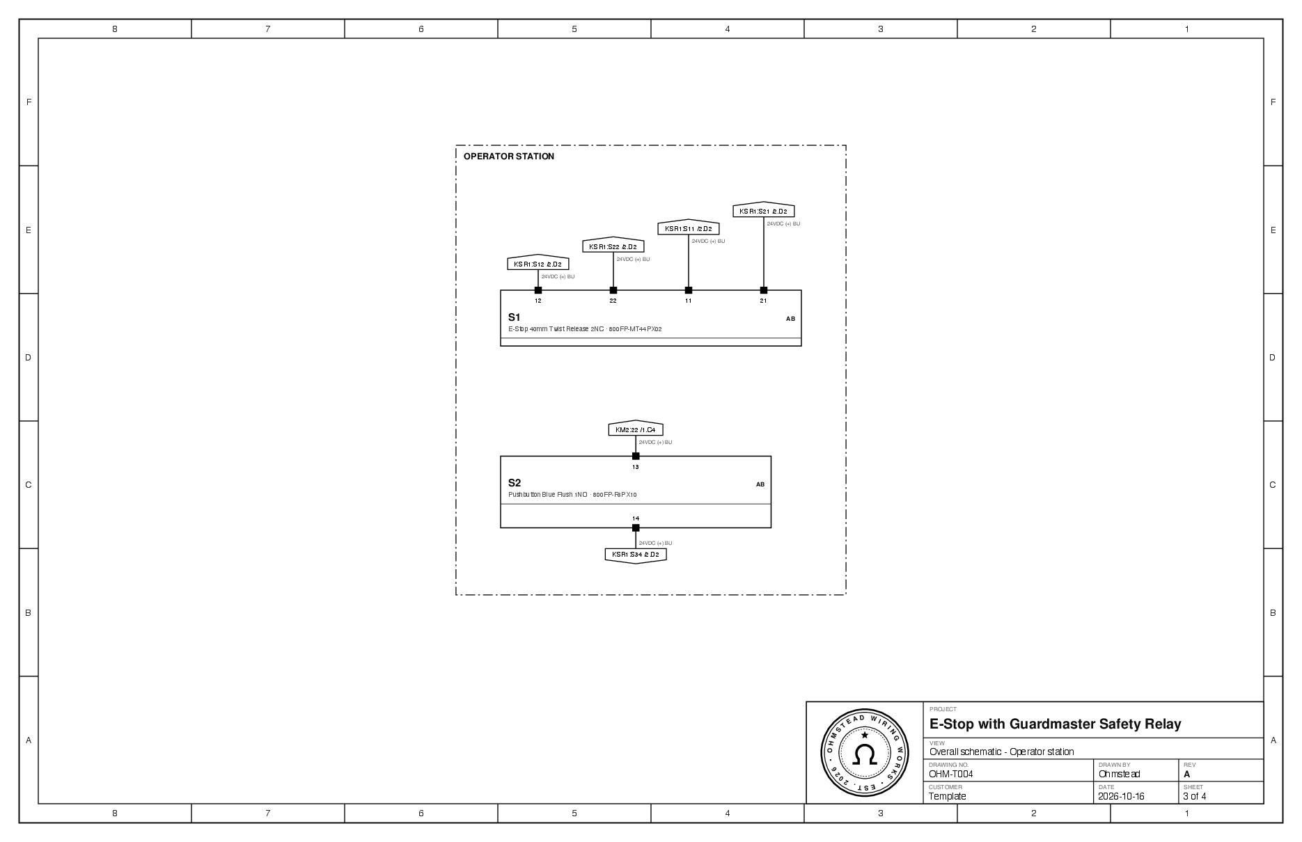 Exported sheet 3 of 4: Operator station